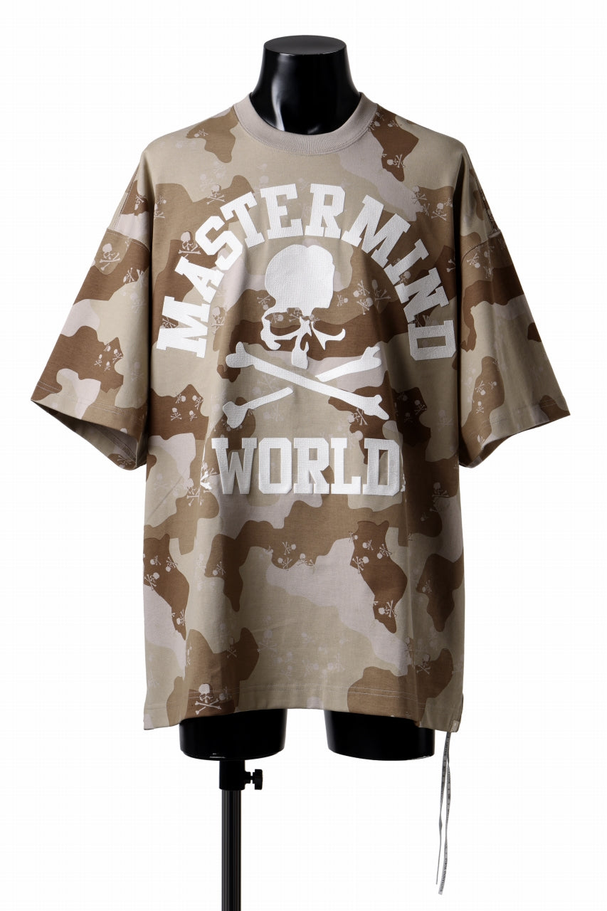 画像をギャラリービューアに読み込む, MASTERMIND WORLD CAMO UNIVERSITY TEE / OVERSIZED (DESERT)