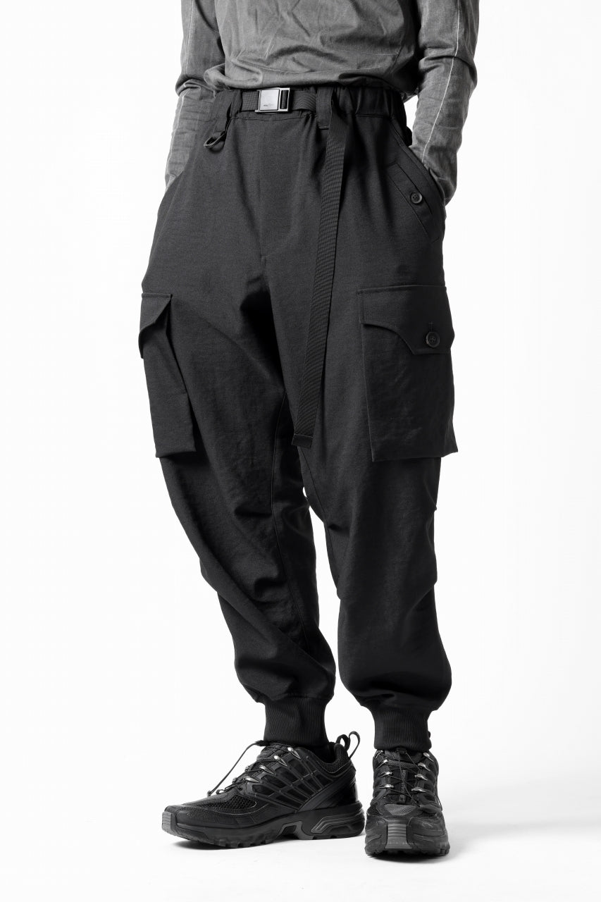 Y-3 Yohji Yamamoto CUFFS PANTS (BLACK)