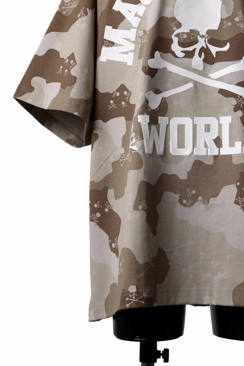 MASTERMIND WORLD CAMO UNIVERSITY TEE / OVERSIZED (DESERT)