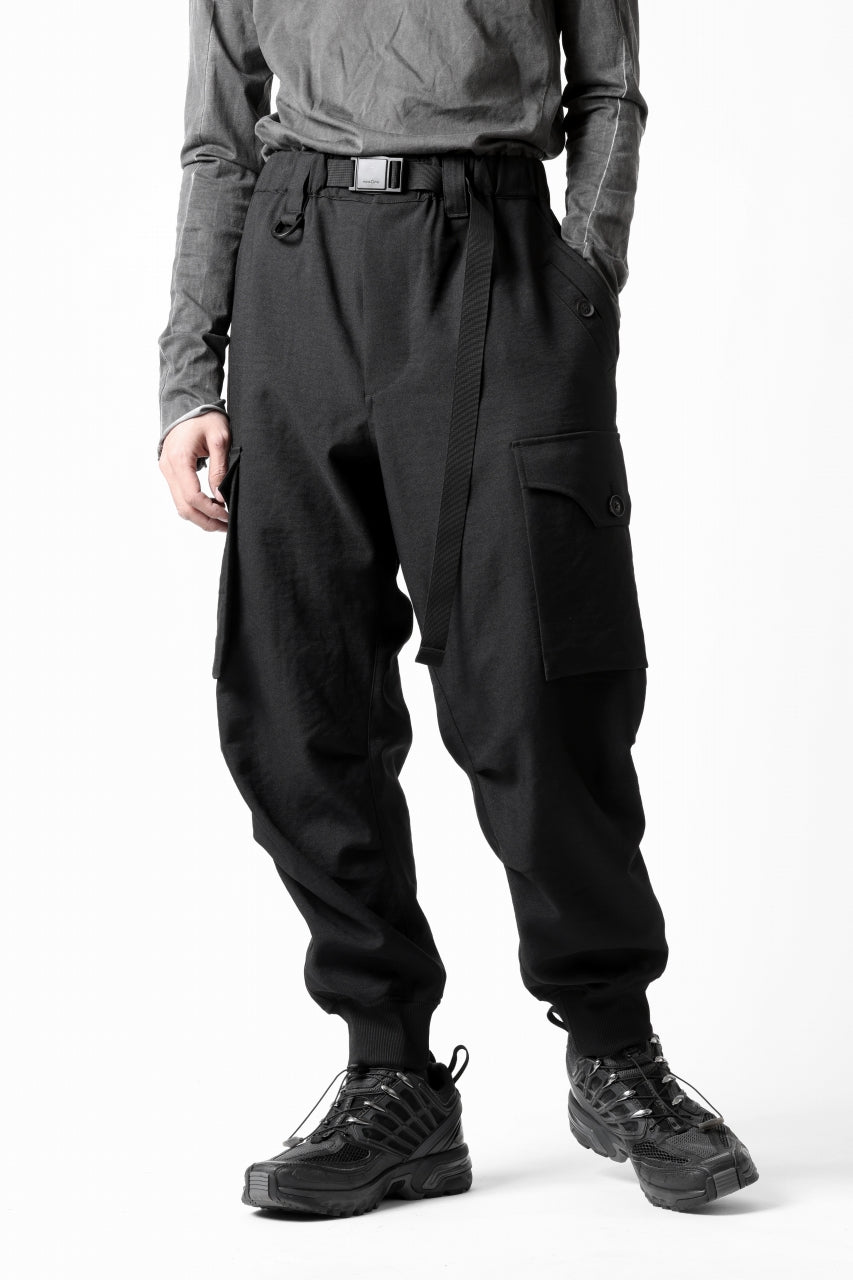 画像をギャラリービューアに読み込む, Y-3 Yohji Yamamoto CUFFS PANTS (BLACK)