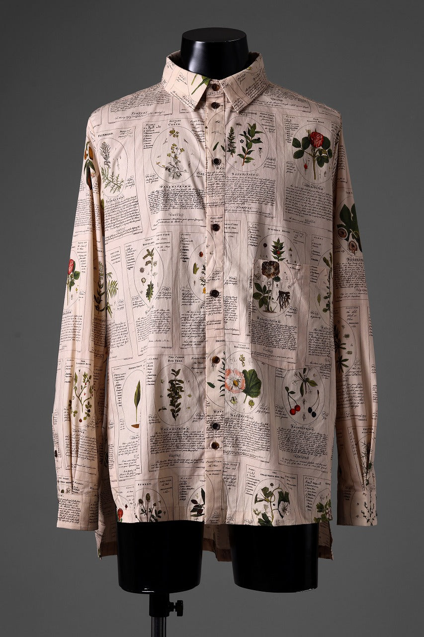 Aleksandr Manamis SLIT DETAIL WINTER HERBARIUM SHIRT (WINTER)