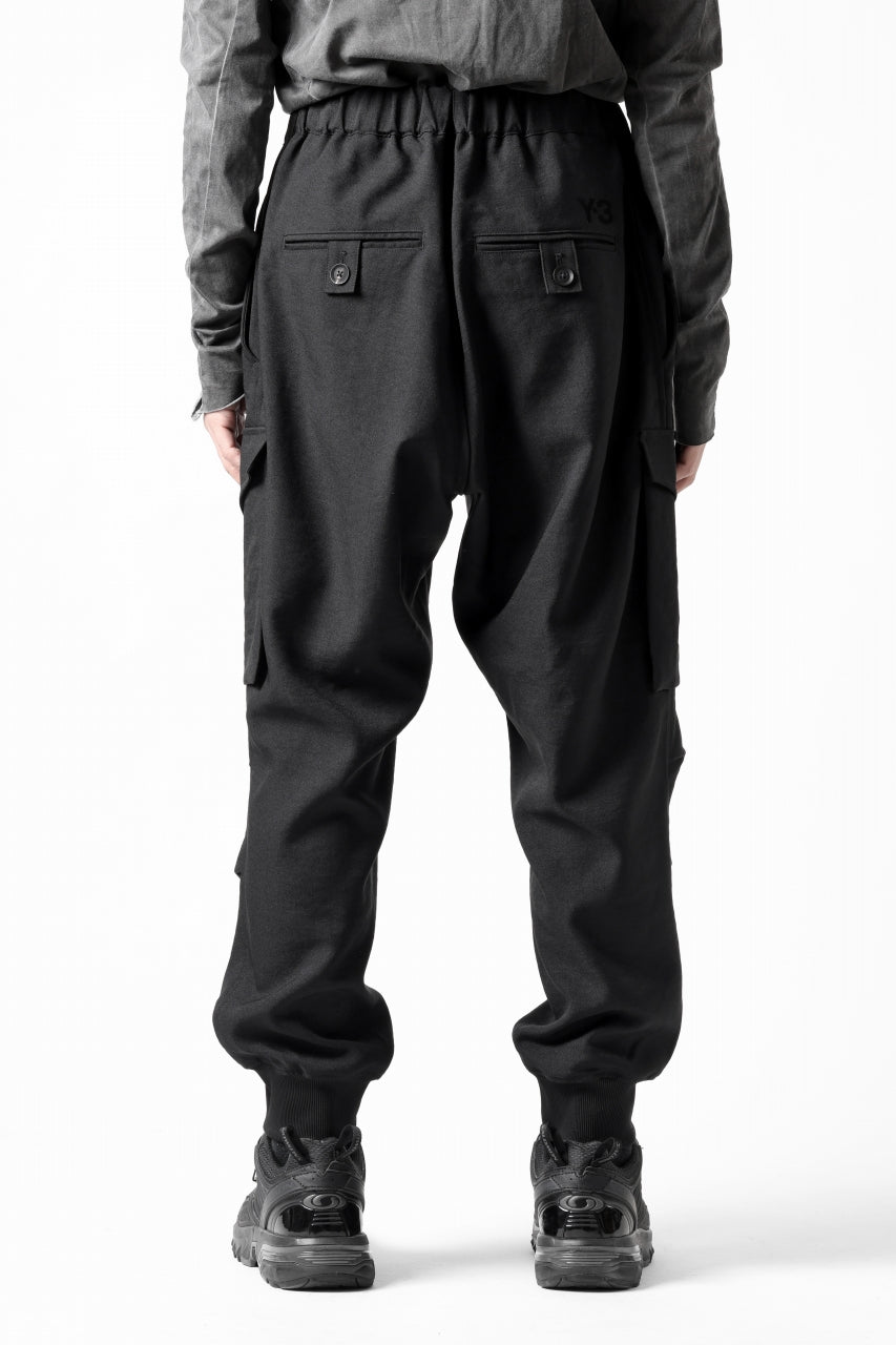 画像をギャラリービューアに読み込む, Y-3 Yohji Yamamoto CUFFS PANTS (BLACK)