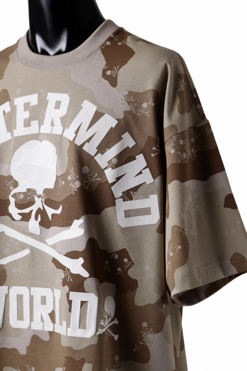 MASTERMIND WORLD CAMO UNIVERSITY TEE / OVERSIZED (DESERT)