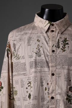 画像をギャラリービューアに読み込む, Aleksandr Manamis SLIT DETAIL WINTER HERBARIUM SHIRT (WINTER)