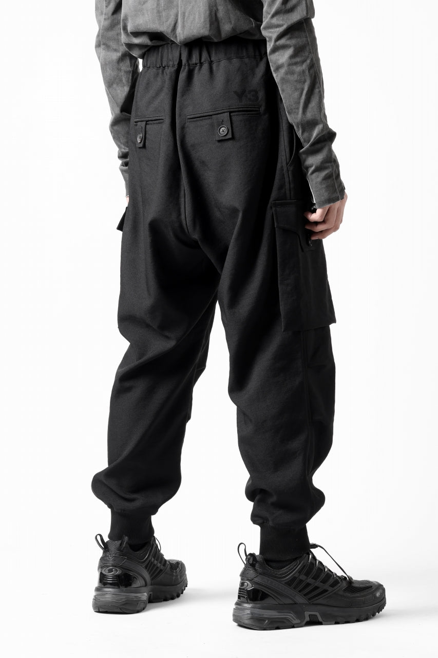 Y-3 Yohji Yamamoto CUFFS PANTS (BLACK)