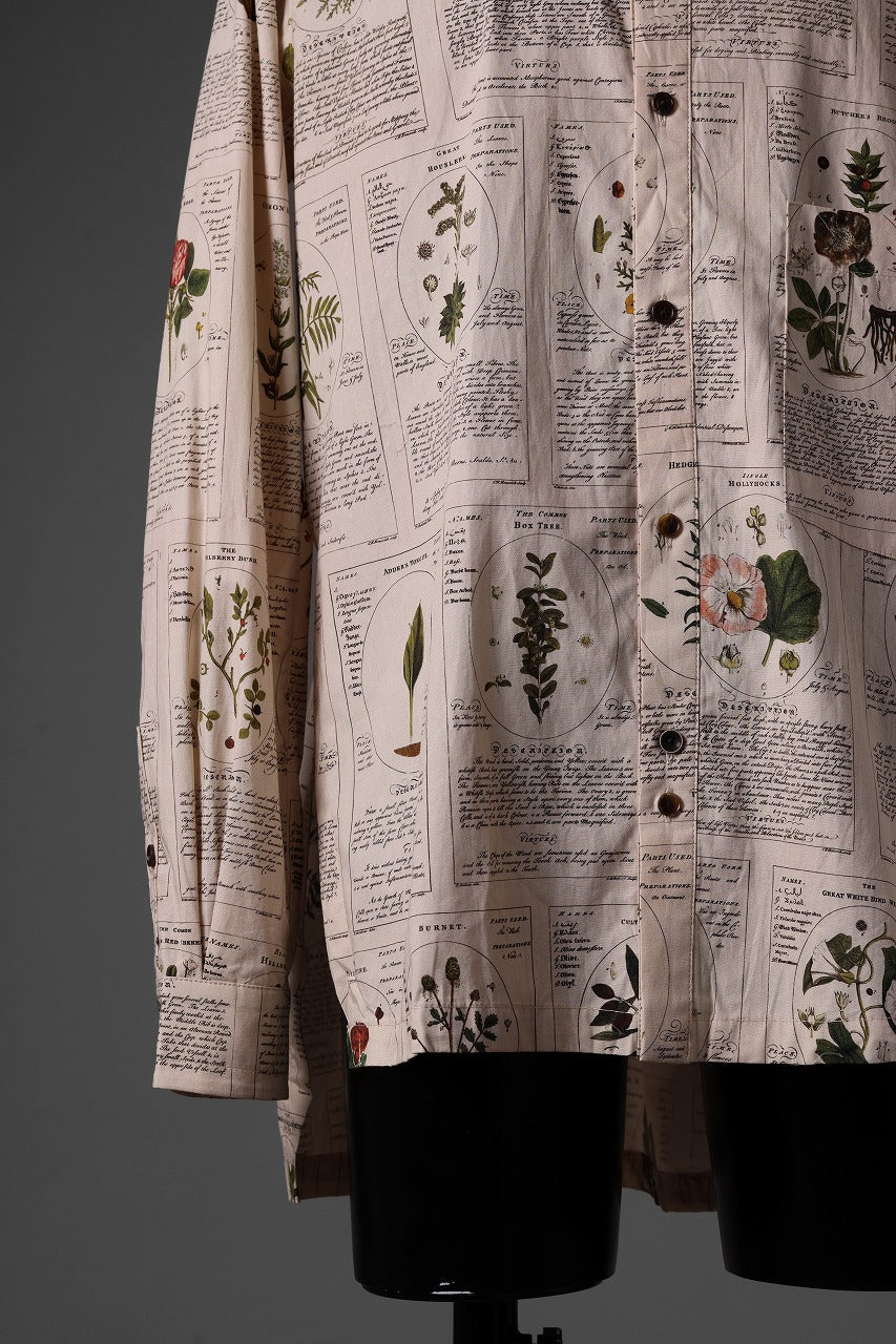 Aleksandr Manamis SLIT DETAIL WINTER HERBARIUM SHIRT (WINTER)