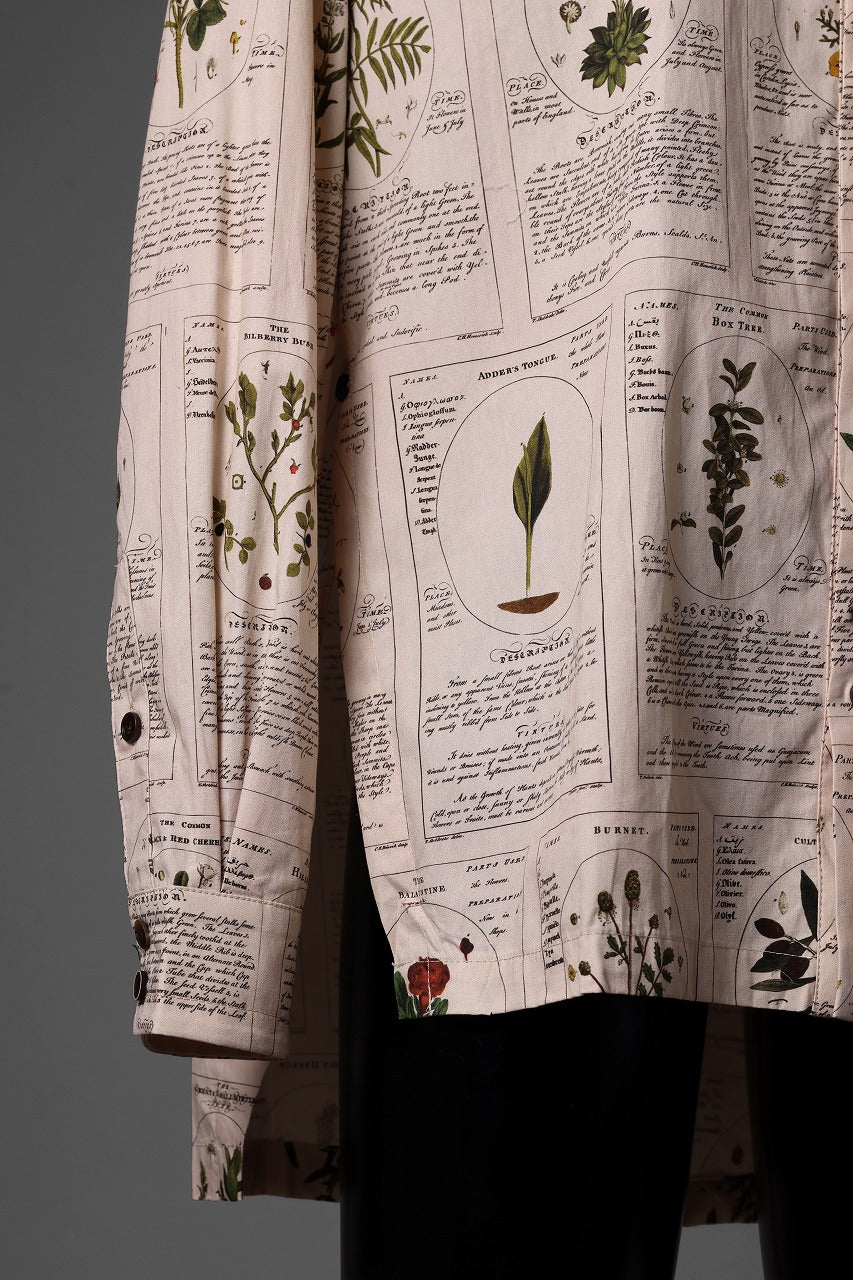 Aleksandr Manamis SLIT DETAIL WINTER HERBARIUM SHIRT (WINTER)