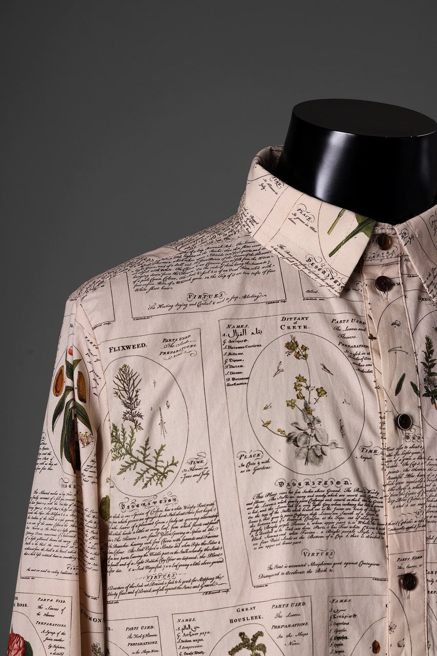 Aleksandr Manamis SLIT DETAIL WINTER HERBARIUM SHIRT (WINTER)