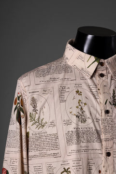 画像をギャラリービューアに読み込む, Aleksandr Manamis SLIT DETAIL WINTER HERBARIUM SHIRT (WINTER)