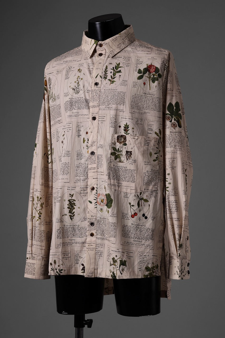 Aleksandr Manamis SLIT DETAIL WINTER HERBARIUM SHIRT (WINTER)