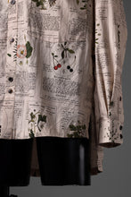 画像をギャラリービューアに読み込む, Aleksandr Manamis SLIT DETAIL WINTER HERBARIUM SHIRT (WINTER)