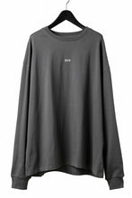 Load image into Gallery viewer, A.F ARTEFACT HEAVY WEIGHT C/JERSEY LS TOPS / PRINT TYPE-A (GREY)