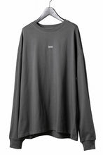 Load image into Gallery viewer, A.F ARTEFACT HEAVY WEIGHT C/JERSEY LS TOPS / PRINT TYPE-A (GREY)