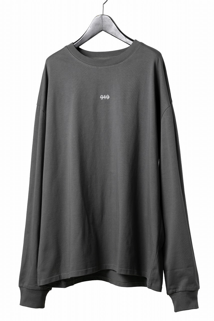 A.F ARTEFACT HEAVY WEIGHT C/JERSEY LS TOPS / PRINT TYPE-A (GREY)