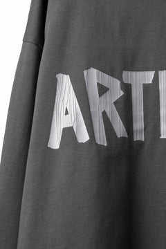 Load image into Gallery viewer, A.F ARTEFACT HEAVY WEIGHT C/JERSEY LS TOPS / PRINT TYPE-A (GREY)