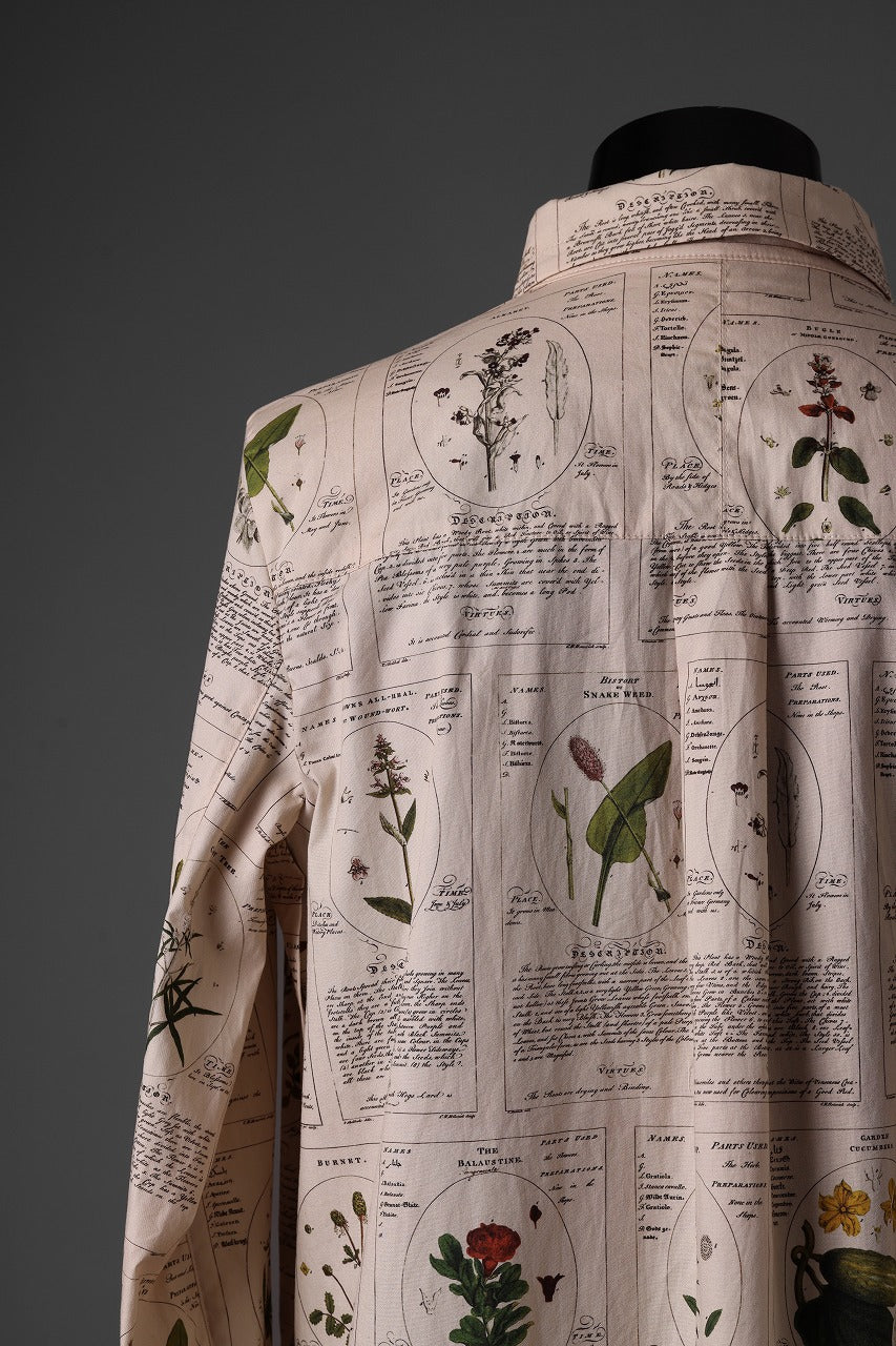 Aleksandr Manamis SLIT DETAIL WINTER HERBARIUM SHIRT (WINTER)