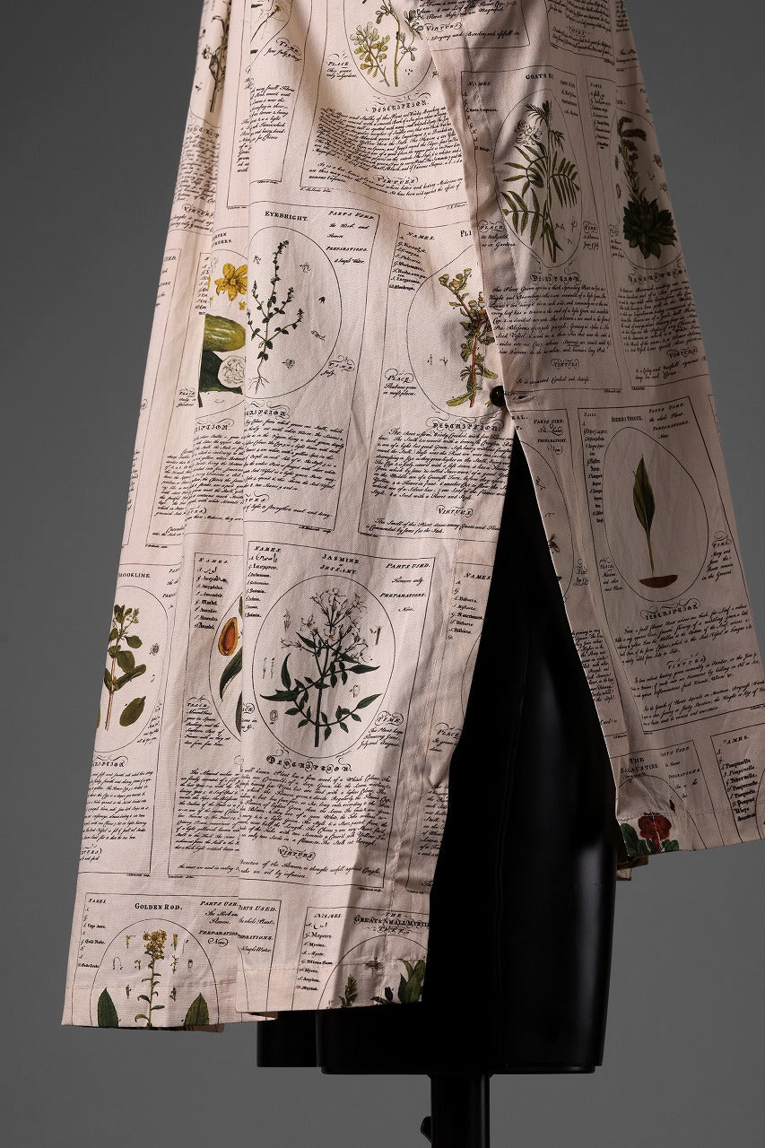 Aleksandr Manamis SLIT DETAIL WINTER HERBARIUM SHIRT (WINTER)