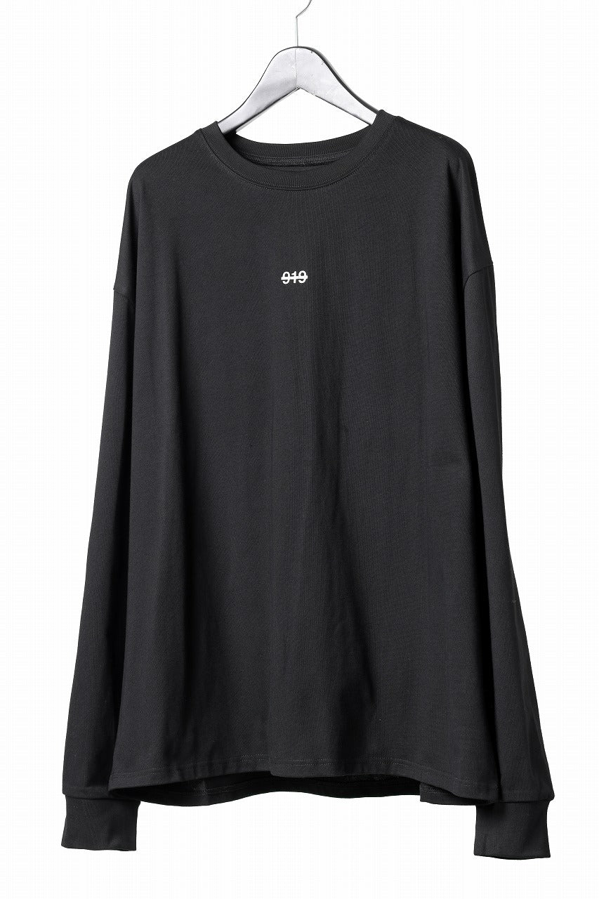 A.F ARTEFACT HEAVY WEIGHT C/JERSEY LS TOPS / PRINT TYPE-A (BLACK)