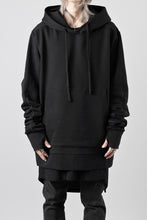 画像をギャラリービューアに読み込む, thom/krom SWEAT HOODIE PARKA / ORGANIC FRENCH TERRY (BLACK)