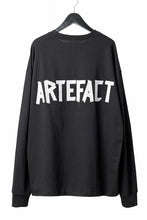 画像をギャラリービューアに読み込む, A.F ARTEFACT HEAVY WEIGHT C/JERSEY LS TOPS / PRINT TYPE-A (BLACK)