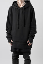 画像をギャラリービューアに読み込む, thom/krom SWEAT HOODIE PARKA / ORGANIC FRENCH TERRY (BLACK)