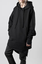 画像をギャラリービューアに読み込む, thom/krom SWEAT HOODIE PARKA / ORGANIC FRENCH TERRY (BLACK)