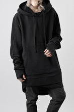 画像をギャラリービューアに読み込む, thom/krom SWEAT HOODIE PARKA / ORGANIC FRENCH TERRY (BLACK)