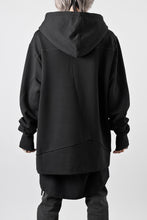 画像をギャラリービューアに読み込む, thom/krom SWEAT HOODIE PARKA / ORGANIC FRENCH TERRY (BLACK)