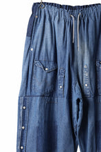 Load image into Gallery viewer, CHANGES LOOSEY REMAKE PANTS  / MADE BY VTG Wrangler SHIRT (INDIGO #B)