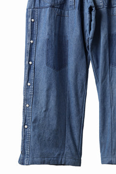 Load image into Gallery viewer, CHANGES LOOSEY REMAKE PANTS  / MADE BY VTG Wrangler SHIRT (INDIGO #B)