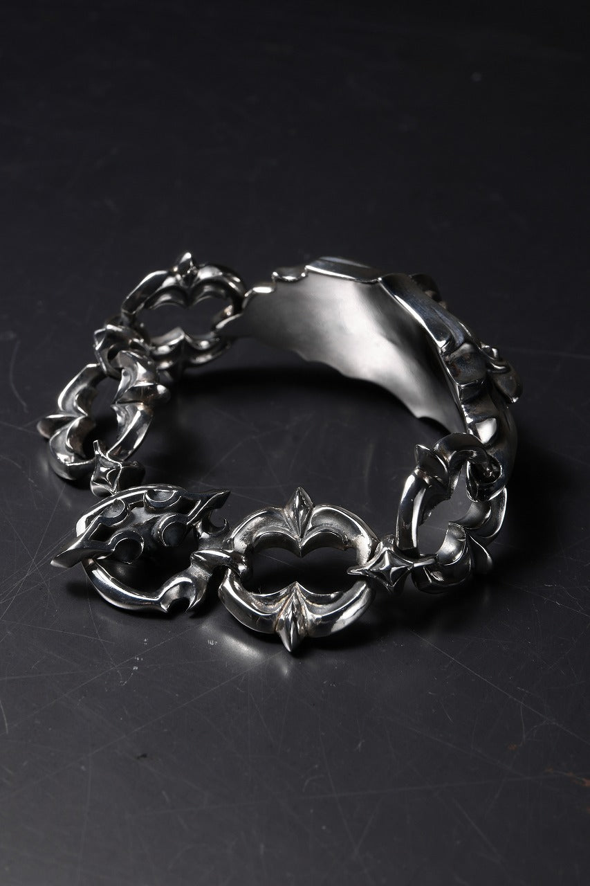 画像をギャラリービューアに読み込む, Loud Style Design - GET IN THE RING - DEMONIC FUEL - "LGB-007" SILVER BRACELET