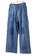 Load image into Gallery viewer, CHANGES LOOSEY REMAKE PANTS  / MADE BY VTG Wrangler SHIRT (INDIGO #B)