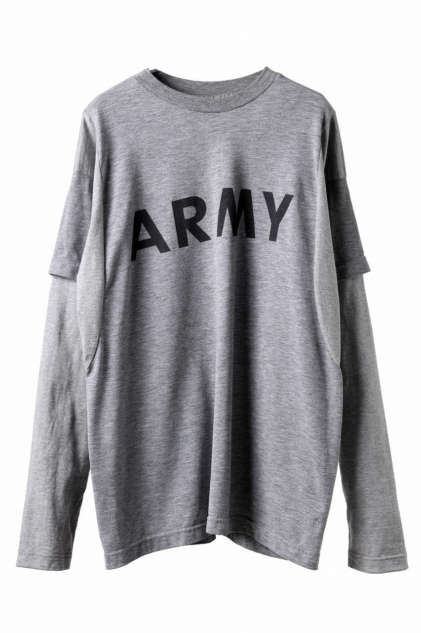 CHANGES REMAKE LAYERED L/S TEE (GRAY #A)