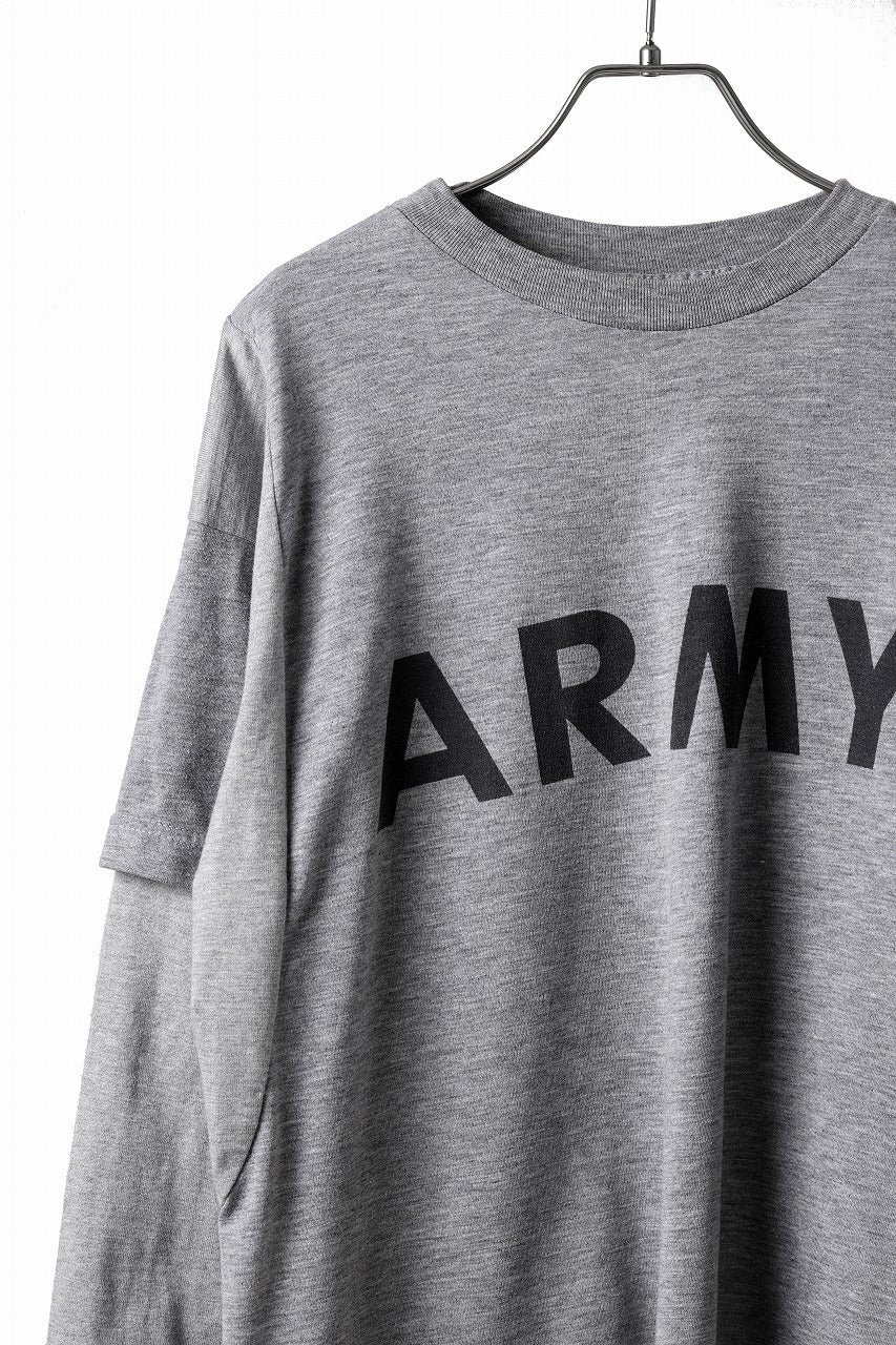 CHANGES REMAKE LAYERED L/S TEE (GRAY #A)