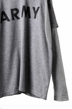 画像をギャラリービューアに読み込む, CHANGES REMAKE LAYERED L/S TEE (GRAY #A)