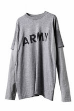 画像をギャラリービューアに読み込む, CHANGES REMAKE LAYERED L/S TEE (GRAY #A)