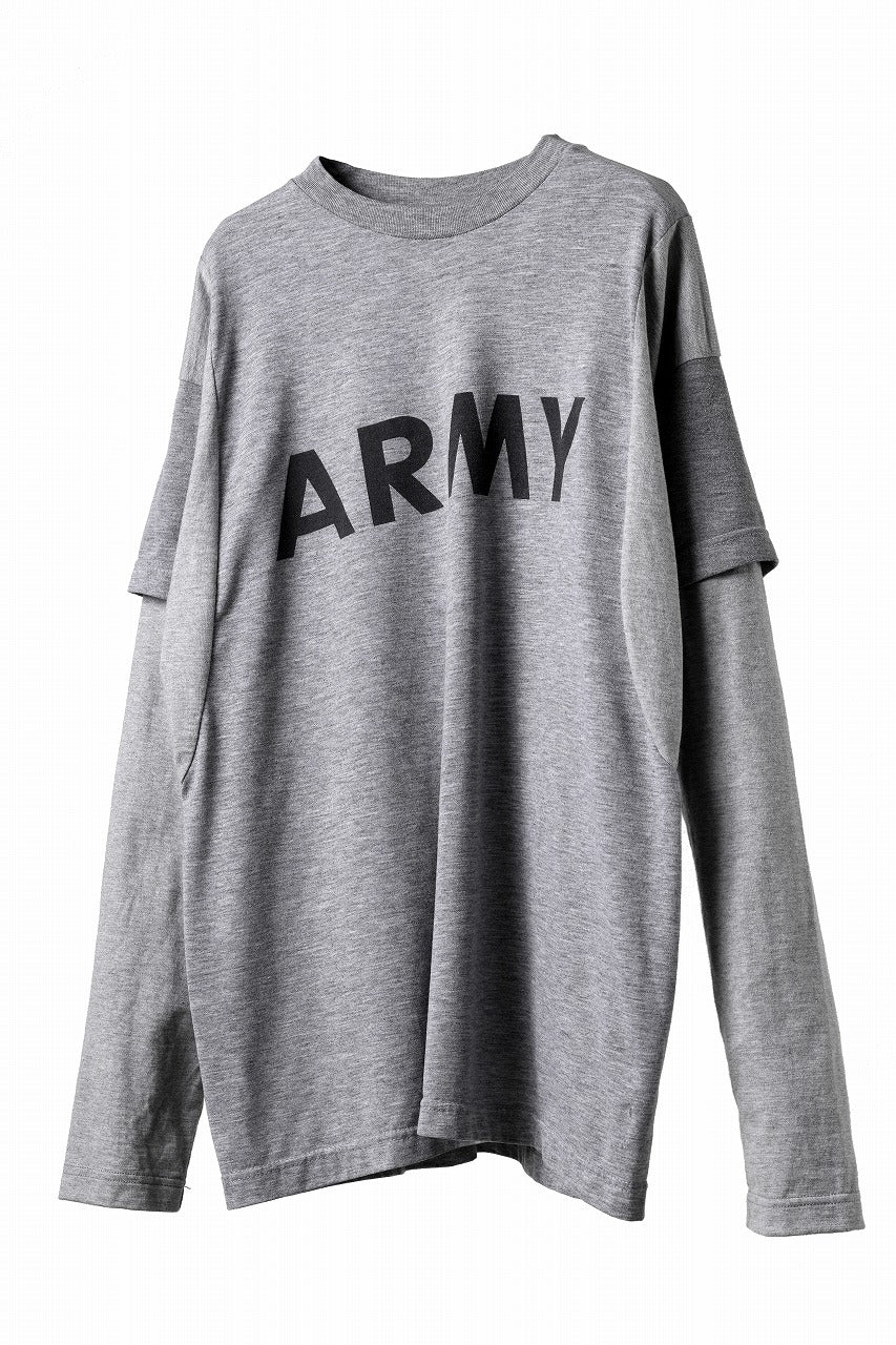 CHANGES REMAKE LAYERED L/S TEE (GRAY #A)