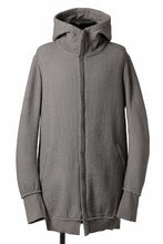 画像をギャラリービューアに読み込む, daub HOODIE LONG PARKA / DYEING PADDED FABRIC (GREY)