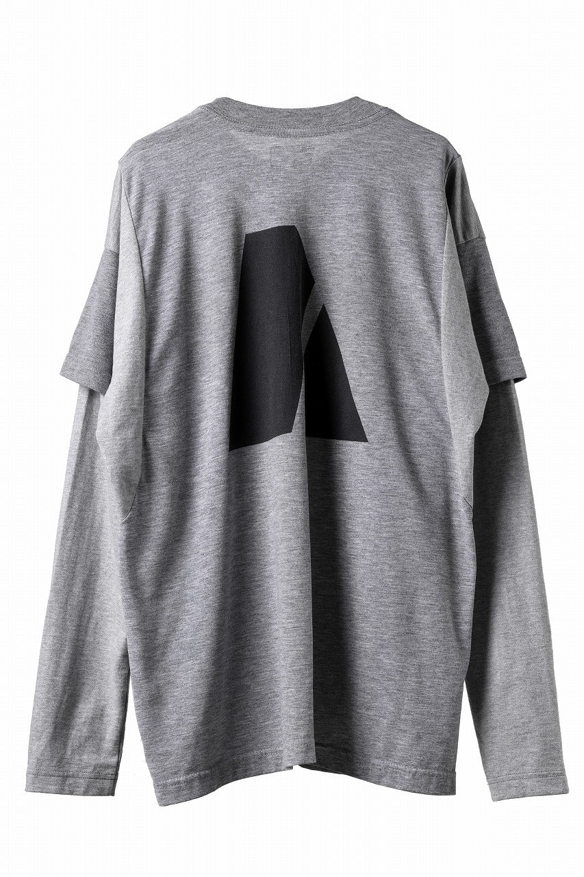 CHANGES REMAKE LAYERED L/S TEE (GRAY #A)