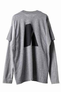 画像をギャラリービューアに読み込む, CHANGES REMAKE LAYERED L/S TEE (GRAY #A)