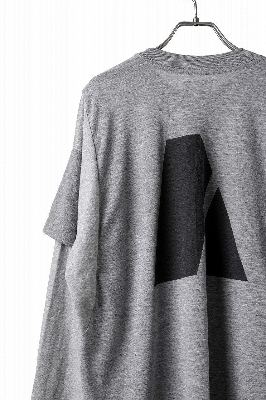 CHANGES REMAKE LAYERED L/S TEE (GRAY #A)