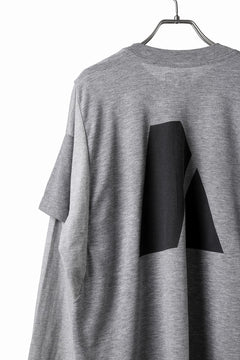 画像をギャラリービューアに読み込む, CHANGES REMAKE LAYERED L/S TEE (GRAY #A)