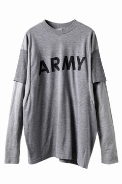 Load image into Gallery viewer, CHANGES REMAKE LAYERED L/S TEE (GRAY #B)