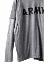 Load image into Gallery viewer, CHANGES REMAKE LAYERED L/S TEE (GRAY #B)