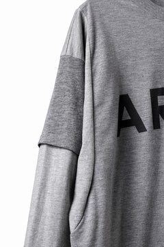 Load image into Gallery viewer, CHANGES REMAKE LAYERED L/S TEE (GRAY #B)