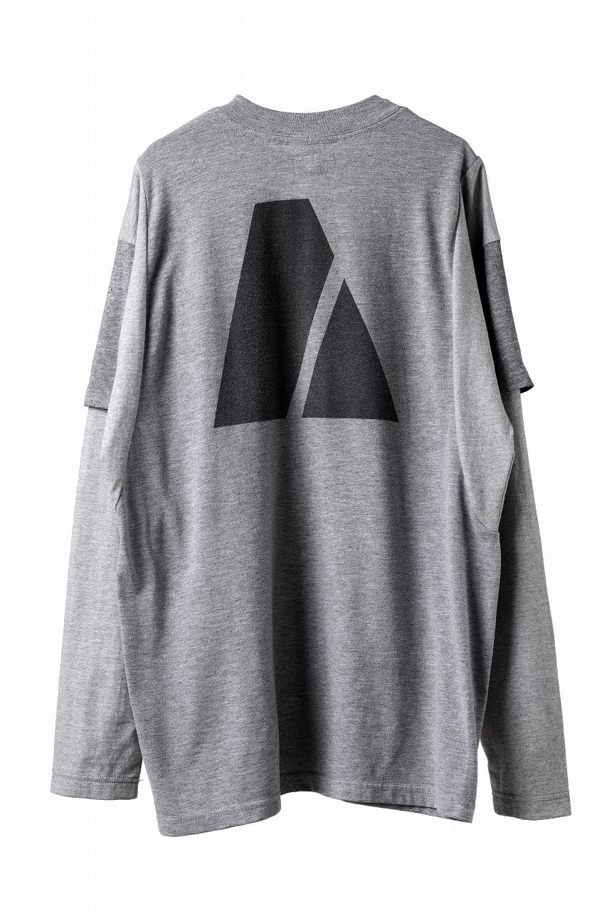 CHANGES REMAKE LAYERED L/S TEE (GRAY #B)