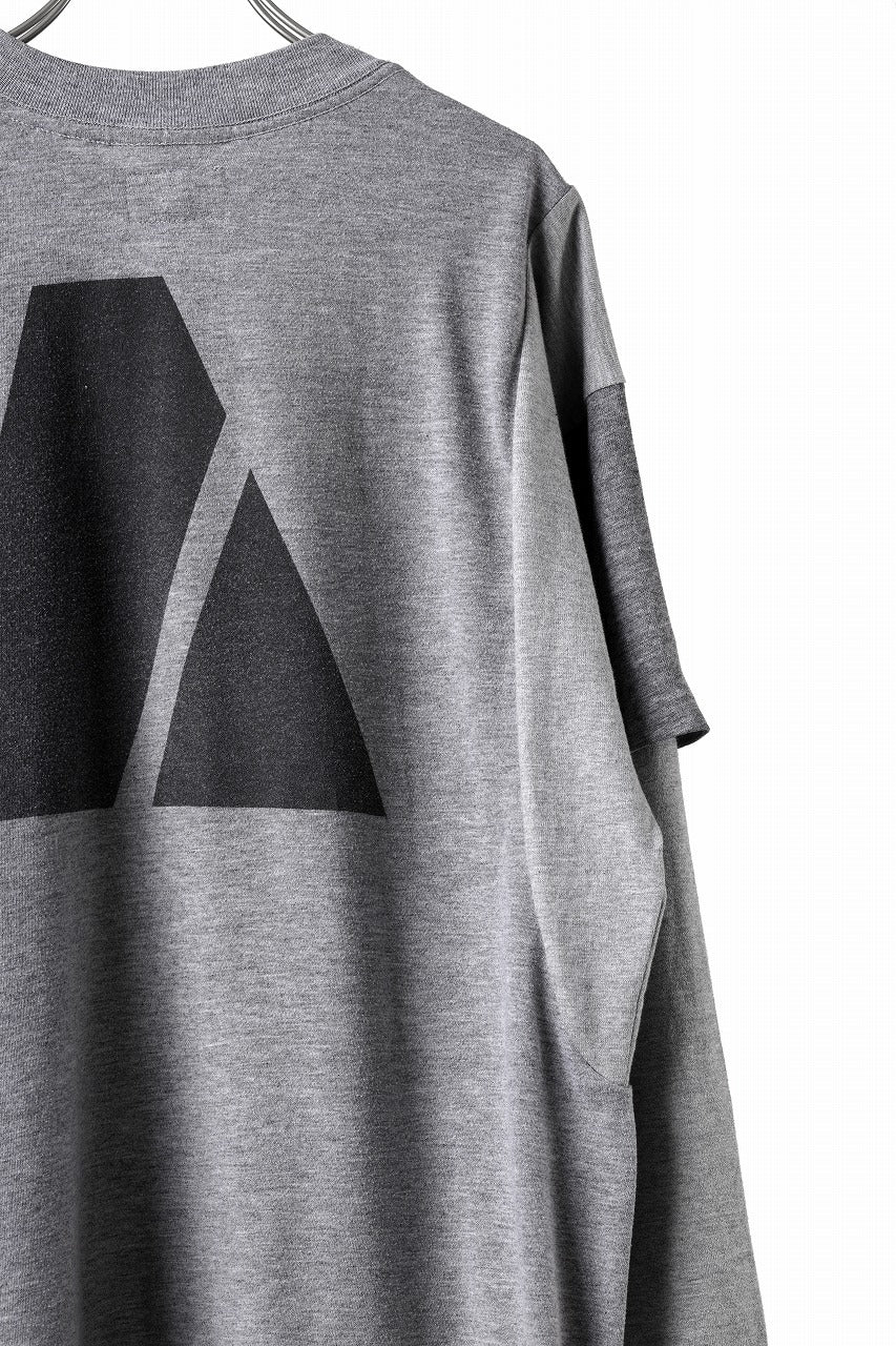 CHANGES REMAKE LAYERED L/S TEE (GRAY #B)