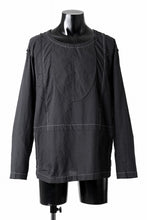 画像をギャラリービューアに読み込む, CHANGES REMAKE SWITCH PULLOVER SHIRTS (BLACK #A)