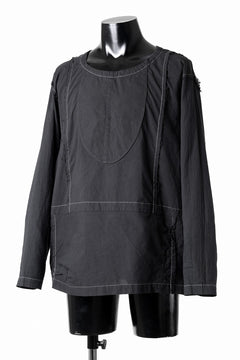 画像をギャラリービューアに読み込む, CHANGES REMAKE SWITCH PULLOVER SHIRTS (BLACK #A)