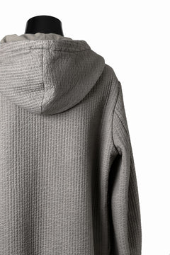 画像をギャラリービューアに読み込む, daub HOODIE LONG PARKA / DYEING PADDED FABRIC (GREY)